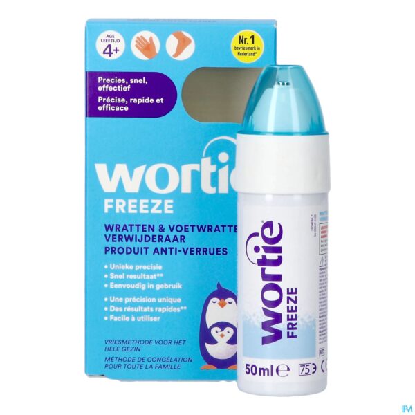 Productshot Wortie Freeze Wrattenverwijderaar 50ml