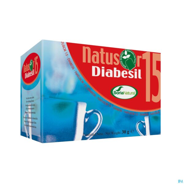 Packshot Soria Natusor N15 Diabesil The Inf 20