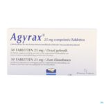 Packshot Agyrax 25mg Comp 50