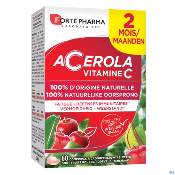 Packshot Energie Acerola 35% Gratis Kauwtabletten 60