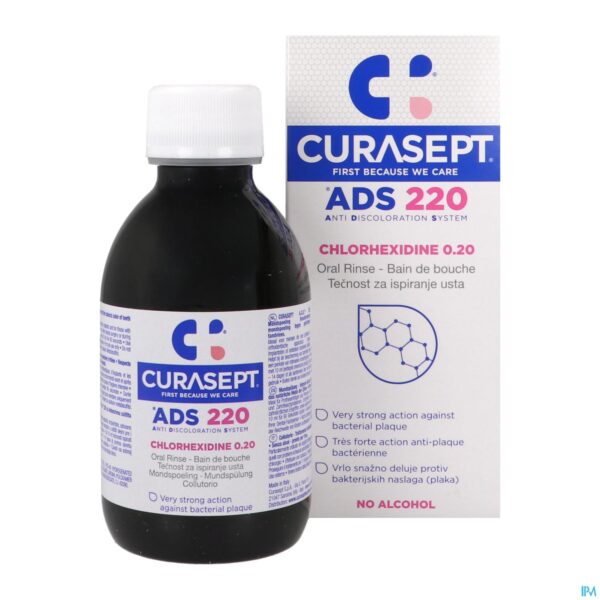 Productshot Curasept Mondspoelmiddel 0,20% 200ml