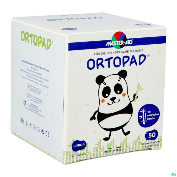 Packshot Ortopad Wit Junior Oogpleister 50