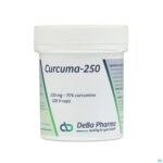 Packshot Curcuma-250 Caps 120 Deba