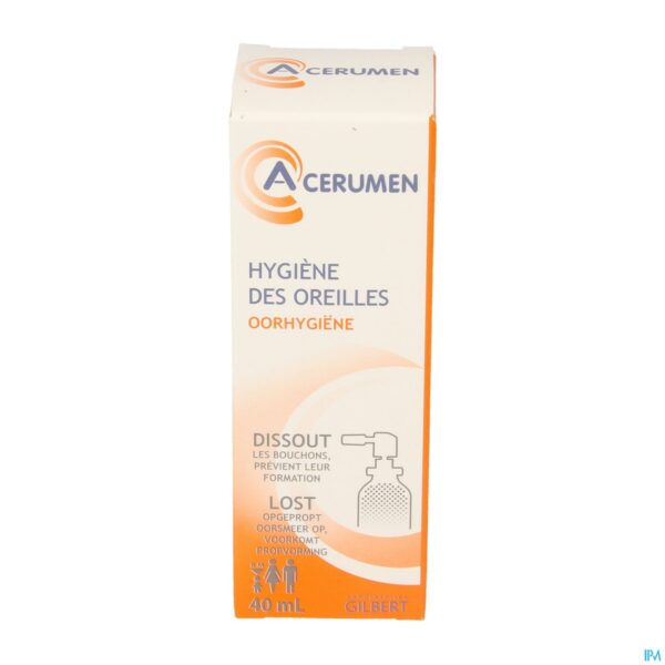 Packshot A-cerumen Gilbert Oorspray Gekleurd 40ml
