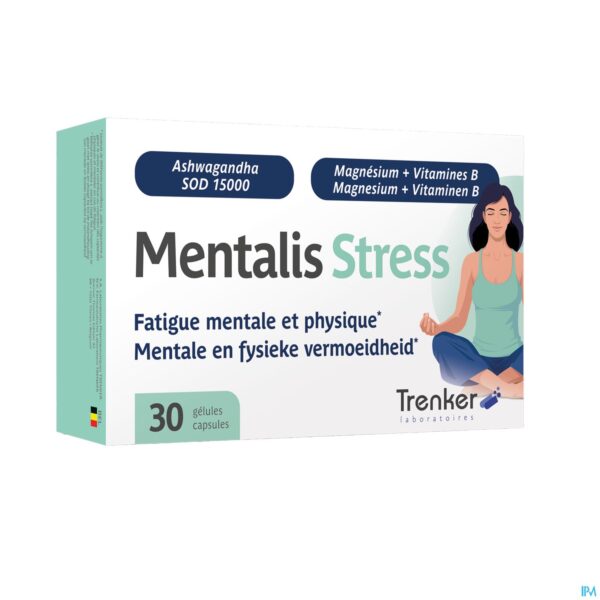 Packshot Mentalis Stress Caps 30