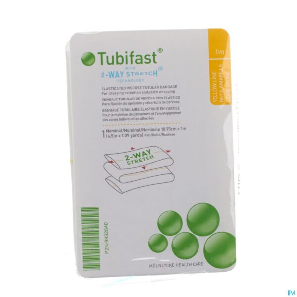 Packshot Tubifast Geel 10,75cmx 1m 1 2483