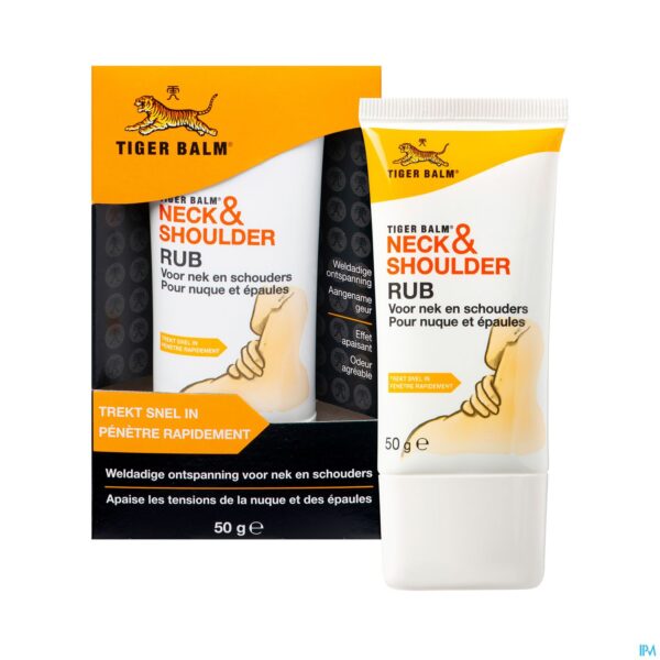 Productshot Tijger Balsem Neck&shoulder Rub Cr 50g