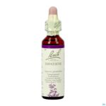 Packshot Bach Flower Remedie 18 Impatiens 20ml