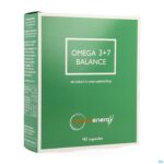 Packshot Natural Energy Omega 3+7 Balance Caps 40