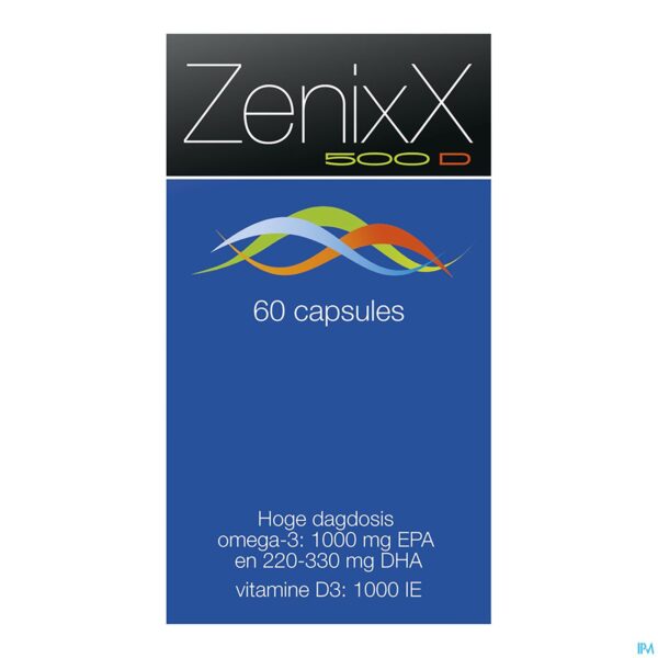 Packshot Zenixx 500 D Caps 60