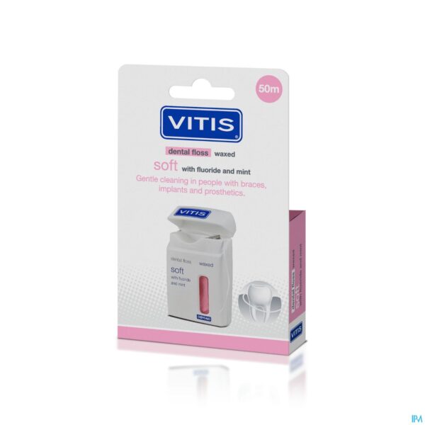 Packshot Vitis Floss Waxed Fluor Mint 50m 1650