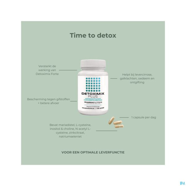 Lifestyle_image Detoximix Plus Pot Caps 60 Pharmanutrics