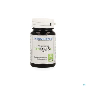 Packshot Omega 3+ Caps 30 Physiomance Phy218