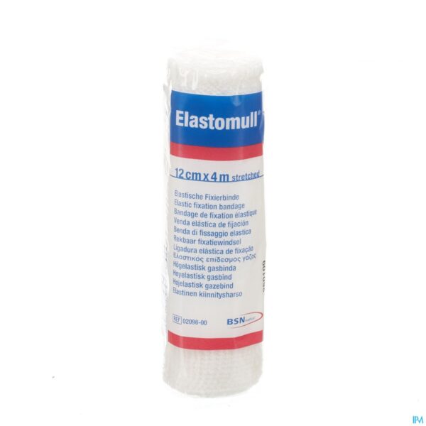 Packshot Elastomull Fixatiewindel El. Cello 12cmx4m 0209800