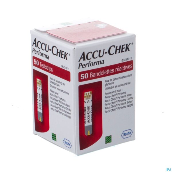 Packshot Accu Chek Performa Strips 50 06454011031