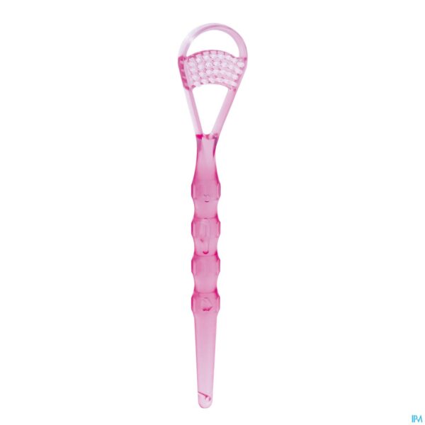 Productshot Miradent Tongschraper Deluxe Roze