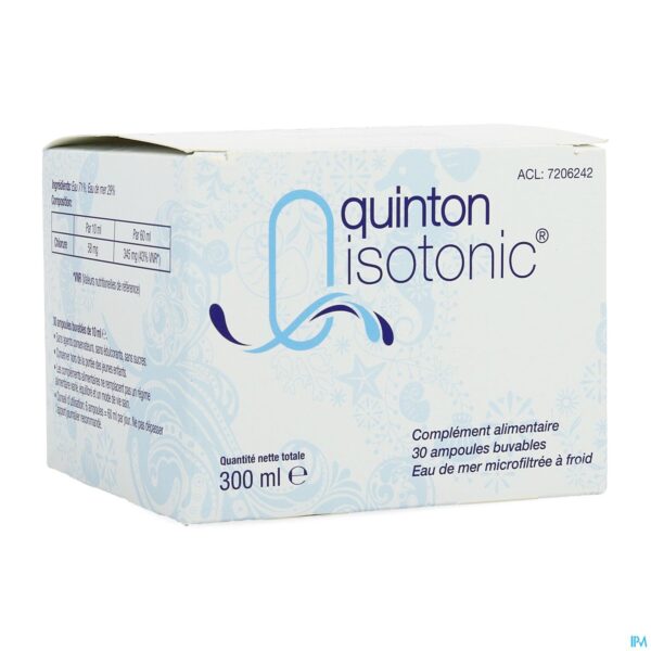 Packshot Quinton Isotonic Amp 30x10ml