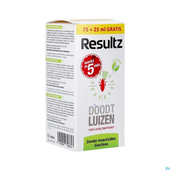 Packshot Resultz A/luizen Lotion 75ml+25ml Promo