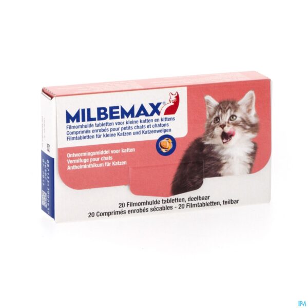 Packshot Milbemax Kleine Katten-kitten Filmomh Tabl 2x10