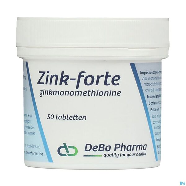 Packshot Zn Forte Comp 50x225mg Deba