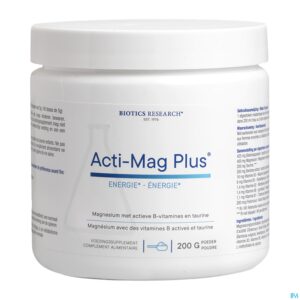 Packshot Acti-mag Plus Pdr Pot 200g