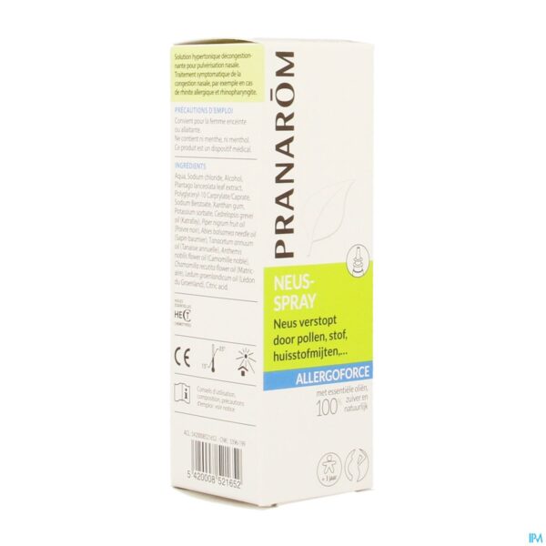 Packshot Pranarom Allergoforce Neusspray Nf 15ml