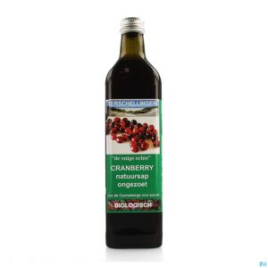 Packshot Skylge Cranberry Sap Ongezoet Eko 700ml
