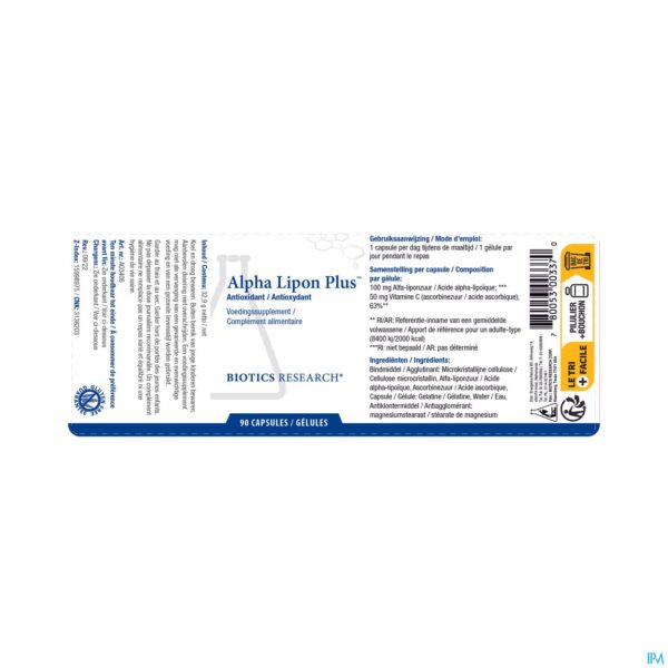Lifestyle_image Alpha Lipon Plus Biotics Caps 90