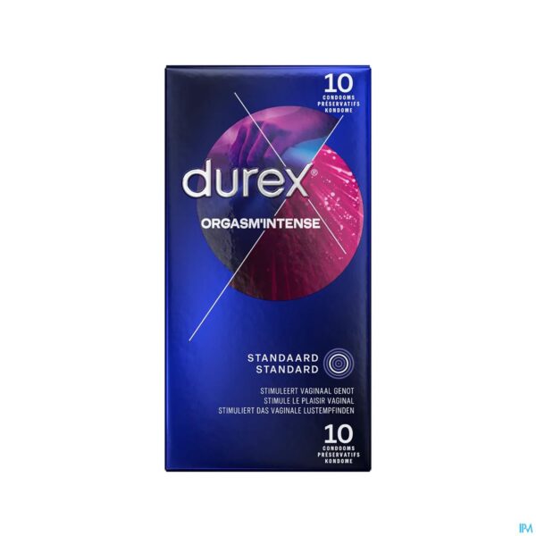 Packshot Durex Orgasm Intens Condoms 10