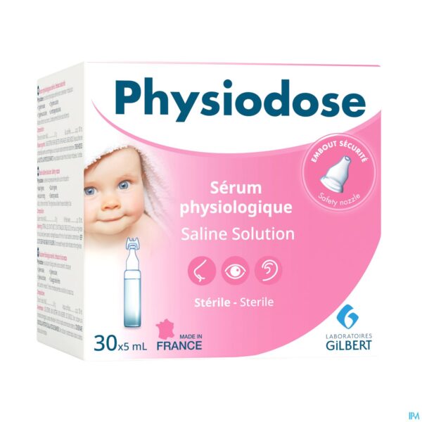 Packshot Physiodose Serum Fysio Ud Ster 30x5ml
