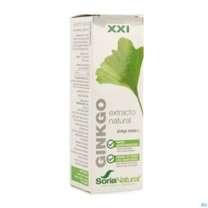 Packshot Soria Ginkgo Biloba Xxi Extr.fl. 50ml