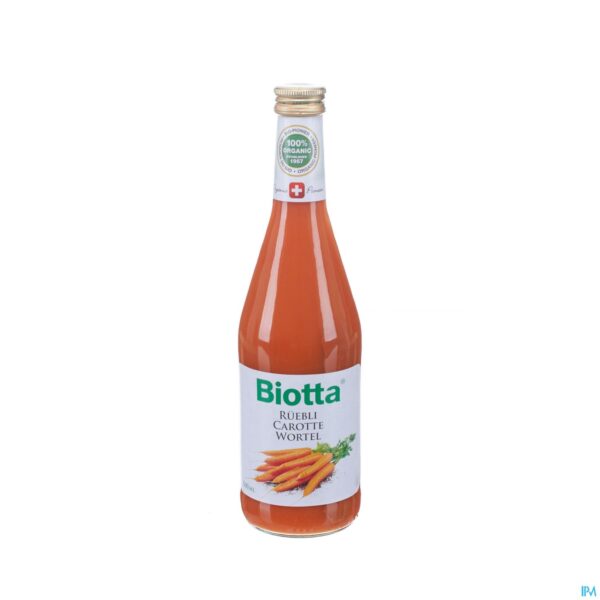 Packshot Biotta Wortelsap 500ml