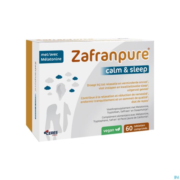 Packshot Zafranpure Calm & Sleep Comp 60 Packshot Zafranpure Calm & Sleep Comp 60