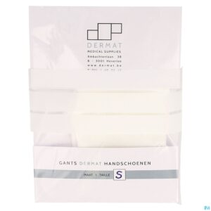 Packshot Dermat Handsch 2 Small 100% Katoen