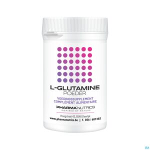 Packshot l Glutamine Pdr 250g Pharmanutrics