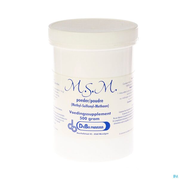 Packshot Msm Pdr Soluble/ Oplosb 500g Deba