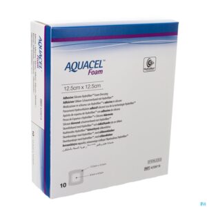 Packshot Aquacel Schuimverb Adh Hydrofiber 12,5x12,5cm 10