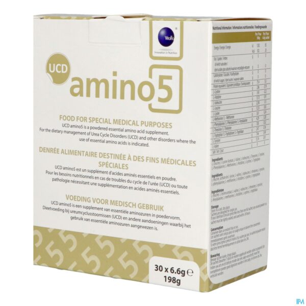 Packshot Ucd Amino 5 Pdr Zakje 30x6,6g