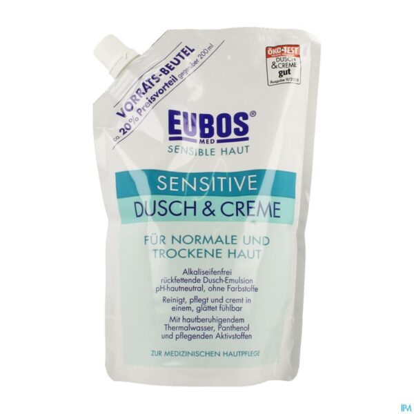 Packshot Eubos Creme Douche Sensitive Refill 400ml