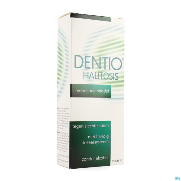 Packshot Dentio Halitosis Tegen Slechte Adem 250ml