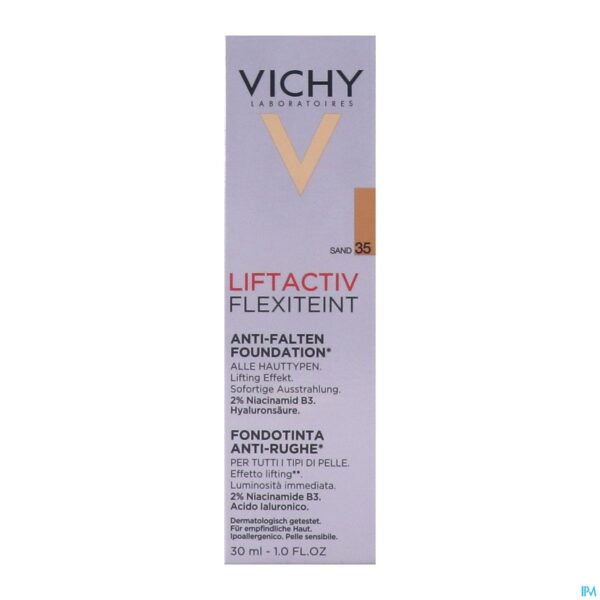 Packshot Vichy Fdt Flexilift Teint A/rimpel 35 Sade 30ml Packshot Vichy Fdt Flexilift Teint A/rimpel 35 Sade 30ml
