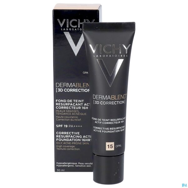 Packshot Vichy Fdt Dermablend Correction 3d 15 30ml