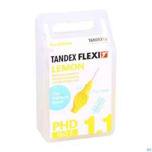 Packshot Flexi Yellow Borsteltje Fine Interdentaal 6