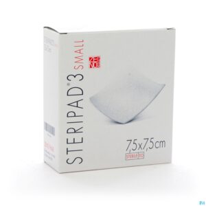 Packshot Steripad 3 Small 7,5x 7,5cm 20 Kp Ster