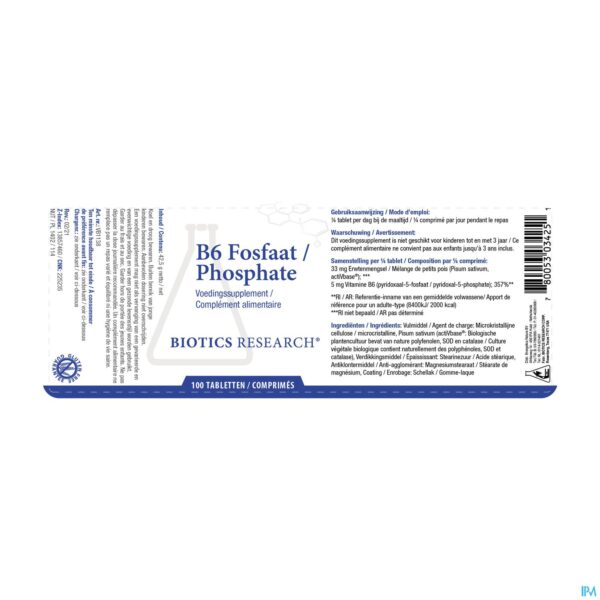 Lifestyle_image B6 Fosfaat Biotics Comp 100