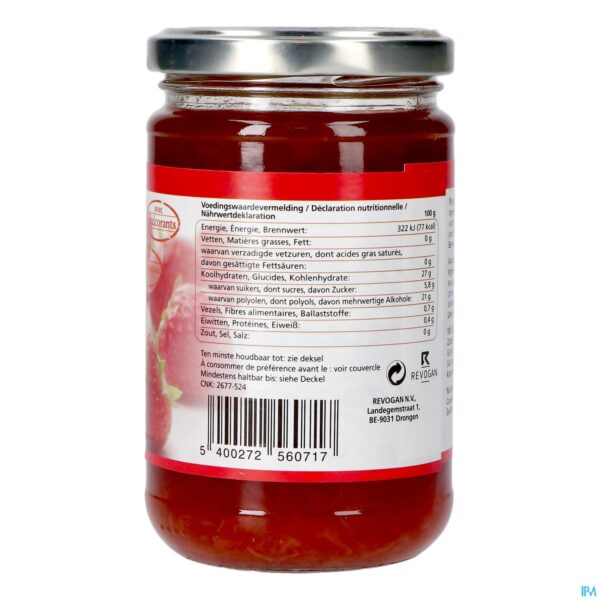 Packshot Prodia Broodbeleg Aardbei+maltit.300g 6071 Revogan