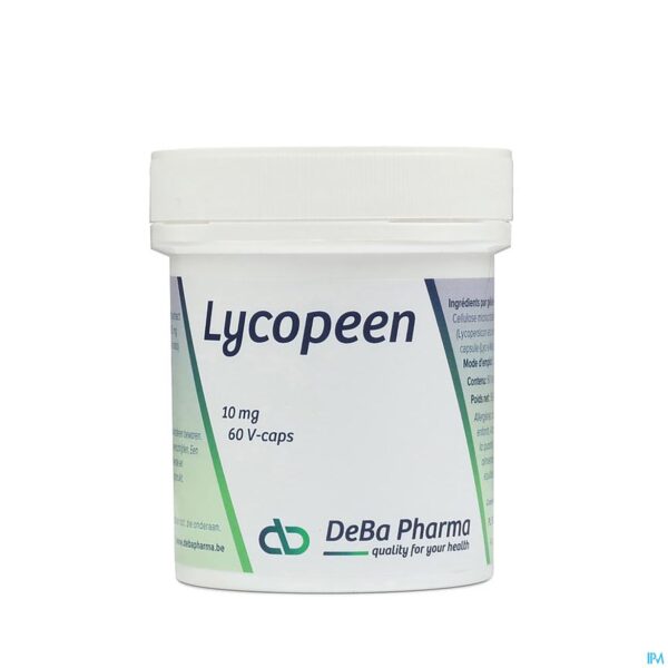 Packshot Lycopeen Caps 60x10mg Deba