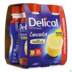 Packshot Delical Geconcentr. Vanille 4x200ml