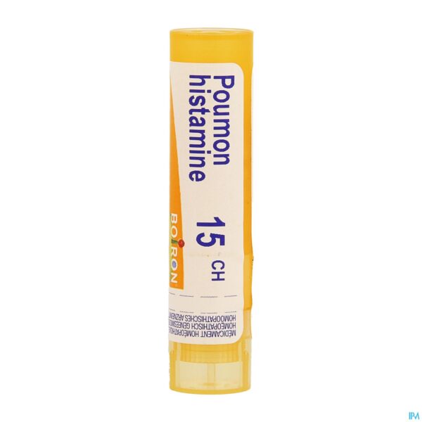Packshot Poumon Histamine 15ch Gr 4g Boiron