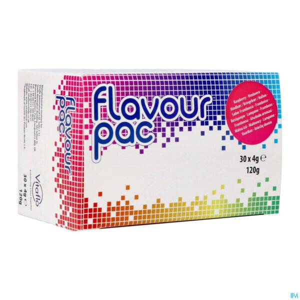 Packshot Flavour Pac Framboos Zakje 30x4g Packshot Flavour Pac Framboos Zakje 30x4g
